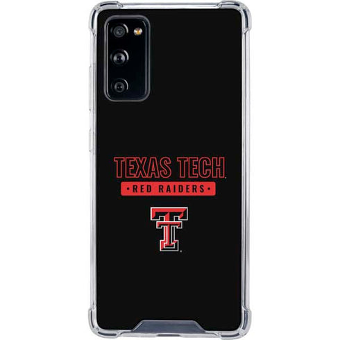 Texas Tech University TT Red Raiders Galaxy S20 FE Clear Case